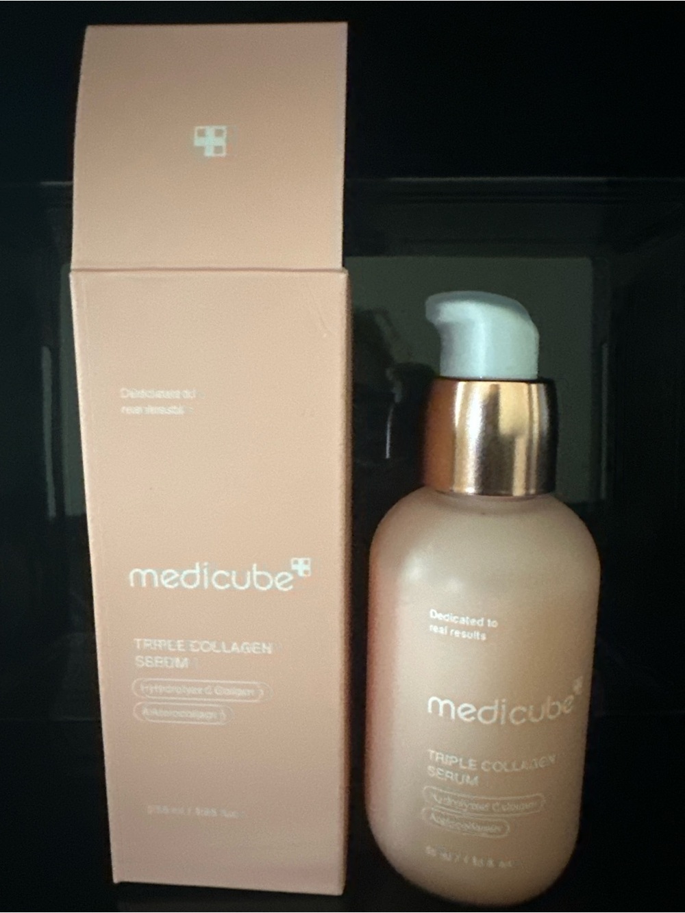 Medicube Triple Collagen Serum — Soft Pink Hydrating Face Serum